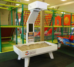 Interactive sandbox in a hotel