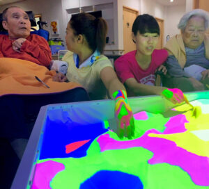 iSandBOX in a senior care institution