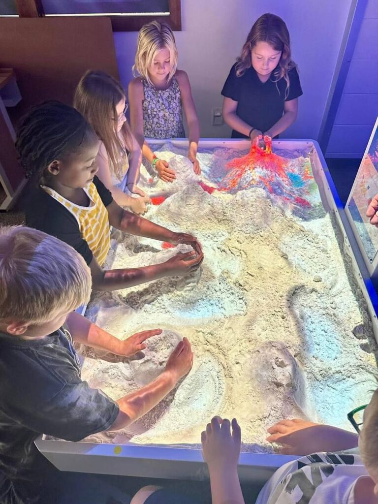 How interactive sandbox makes science lessons hands-on and tactile